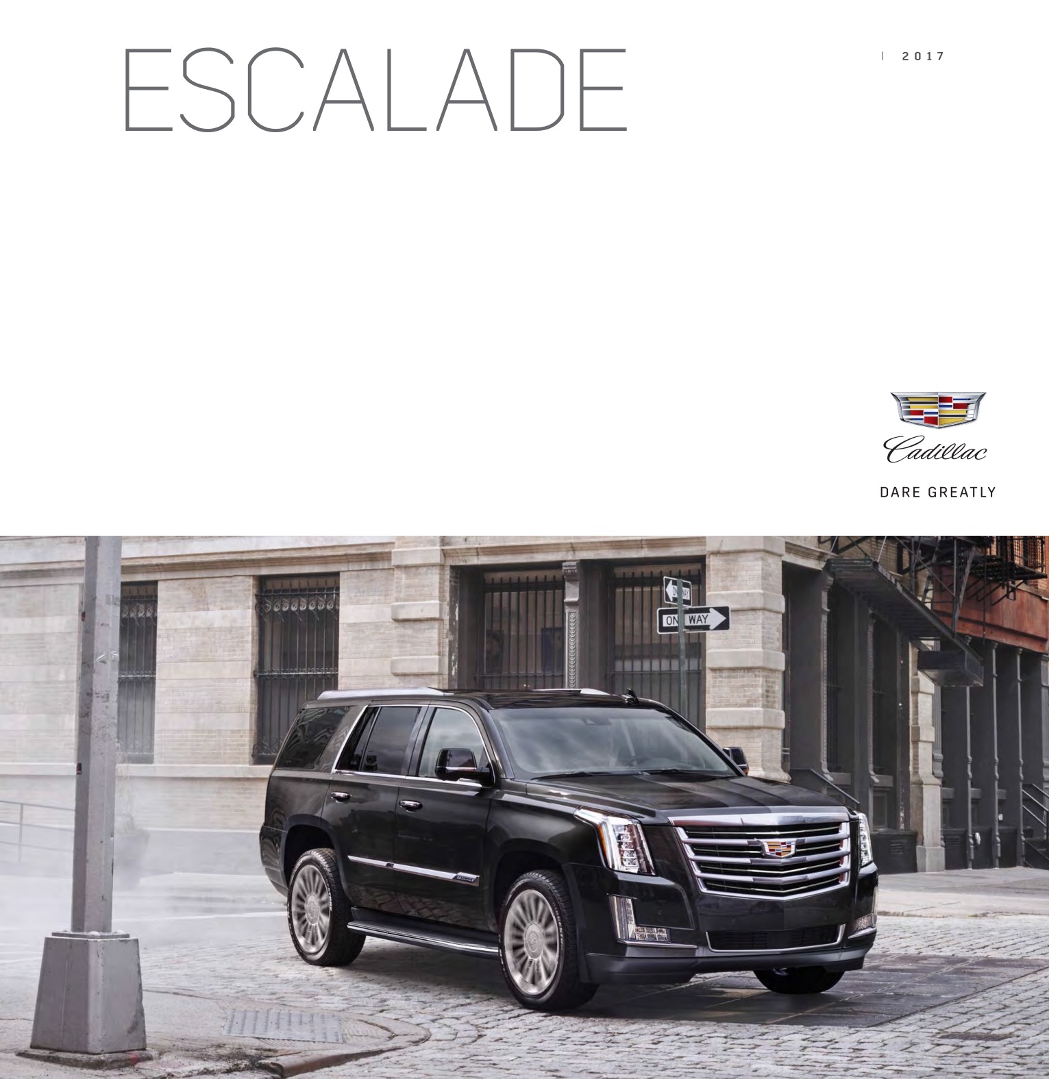 2017 Cadillac Escalade Brochure
